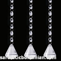 3 pcs crystal pendant curtain chain TOOL GADGET 3 feet hanging clear diamond strands home decoration B01MXLX7S5